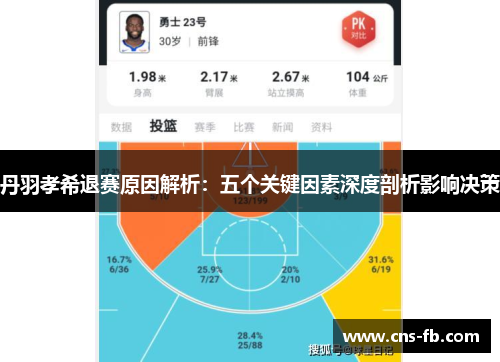 丹羽孝希退赛原因解析：五个关键因素深度剖析影响决策