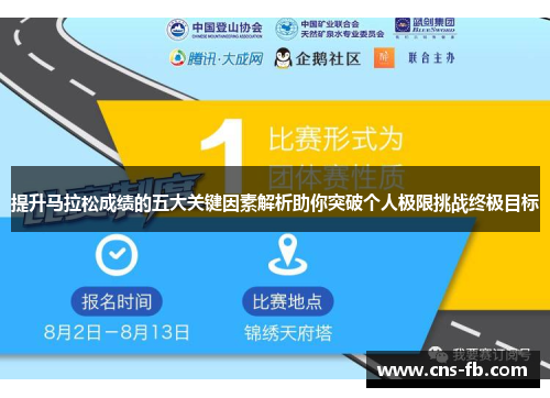 提升马拉松成绩的五大关键因素解析助你突破个人极限挑战终极目标